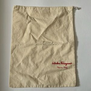 Salvatore Ferragamo tan dust bag